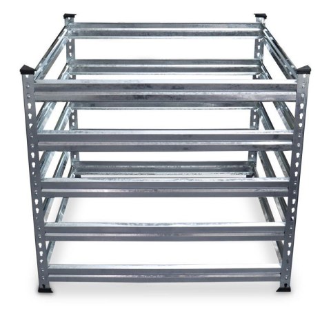 Bituxx Kompostownik 90x90x93cm stal ocynkowana dużej pojemności