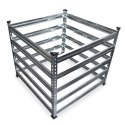 Bituxx Kompostownik 90x90x93cm stal ocynkowana dużej pojemności