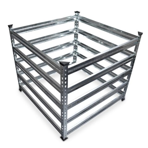 Bituxx Kompostownik 90x90x93cm stal ocynkowana dużej pojemności