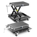 Bituxx Mobilny podnośnik motocyklowy nożycowy do 500kg grafitowy
