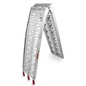 Bituxx Rampa aluminiowa składana 228 cm 340 kg antypoślizgowa transport motocykli