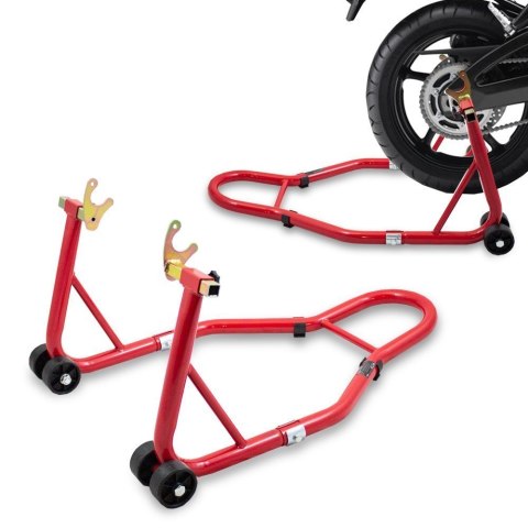 Bituxx Stojak motocyklowy tylnego ko艂a stalowy 250kg regulowany CERTYFIKOWANY Bituxx Stojak motocyklowy tylnego ko艂a stalowy 250kg regulowany CERTYFIKOWANY