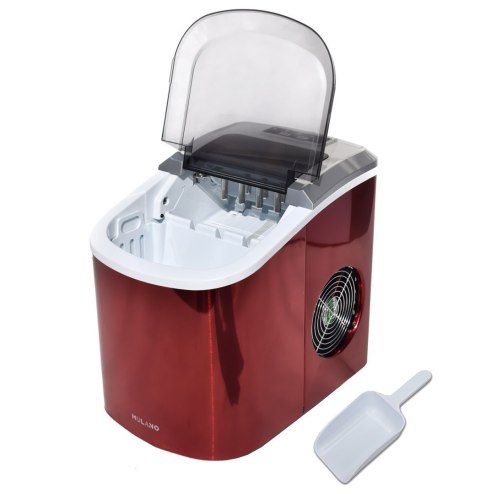 E-hurtownia Kostkarka do lodu 2,2L 15kg/24h czerwona przenośna 2 rozmiary kostek E-hurtownia Kostkarka do lodu 2,2L 15kg/24h czerwona przenośna 2 rozmiary kostek