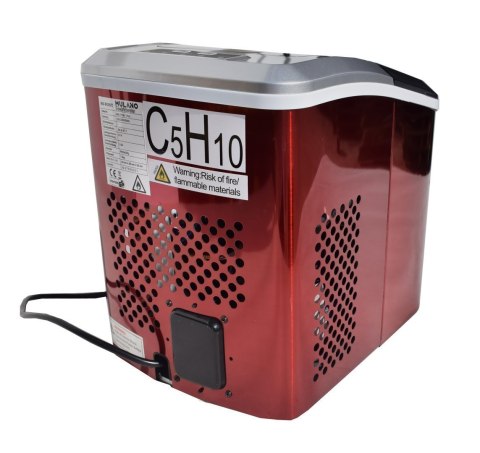 E-hurtownia Kostkarka do lodu 2,2L 15kg/24h czerwona przenośna 2 rozmiary kostek E-hurtownia Kostkarka do lodu 2,2L 15kg/24h czerwona przenośna 2 rozmiary kostek