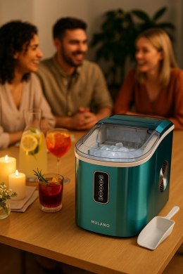 E-hurtownia Kostkarka do lodu 2,2L 15kg/24h przenośna niebieska wybór kostek