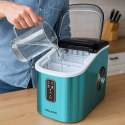 E-hurtownia Kostkarka do lodu 2,2L 15kg/24h przenośna niebieska wybór kostek