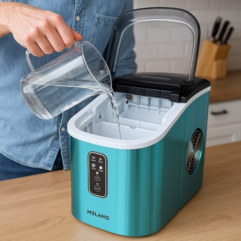 E-hurtownia Kostkarka do lodu 2,2L 15kg/24h przenośna niebieska wybór kostek E-hurtownia Kostkarka do lodu 2,2L 15kg/24h przenośna niebieska wybór kostek