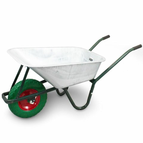 E-hurtownia Taczka budowlana 100l 250kg z kołem pu 40cm stalowa misa lekka