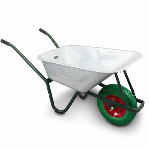 E-hurtownia Taczka budowlana 100l 250kg z kołem pu 40cm stalowa misa lekka