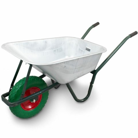 E-hurtownia Taczka budowlana 100l 250kg z kołem pu 40cm stalowa misa lekka