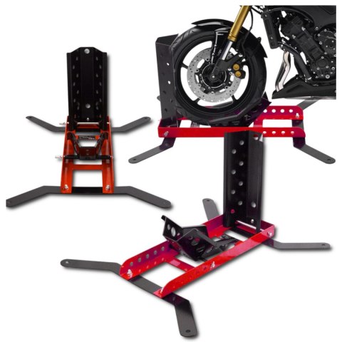 E-hurtownia Uchwyt transportowy do motocykla 450kg czerwony