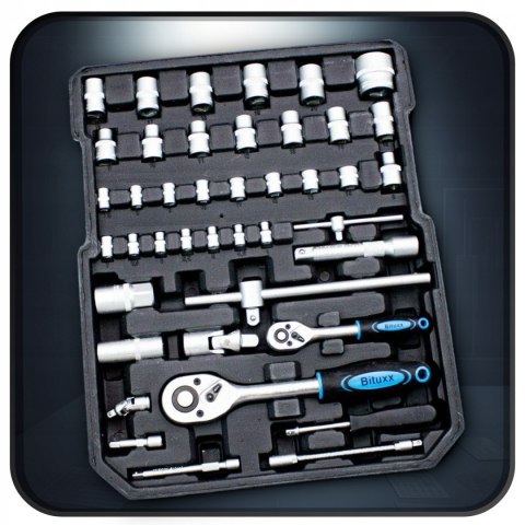 E-hurtownia Zestaw narzędzi 1300 el walizka crv skrzynka z bitami grzechotki klucze