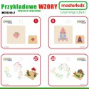 Masterkidz MASTERKIDZ Drewniany Stół Edukacyjny + AKCESORIA STEM WALL + 135 Klocków
