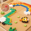 Masterkidz MASTERKIDZ Drewniany Stół Edukacyjny + AKCESORIA STEM WALL + 135 Klocków