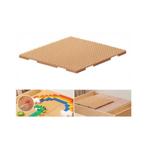 Masterkidz MASTERKIDZ Drewniany Stół Edukacyjny + AKCESORIA STEM WALL + 135 Klocków Masterkidz MASTERKIDZ Drewniany Stół Edukacyjny + AKCESORIA STEM WALL + 135 Klocków