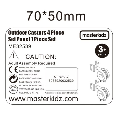 Masterkidz MASTERKIDZ Kółka do Tablicy Wolnostojących STEM 4 szt. Masterkidz MASTERKIDZ Kółka do Tablicy Wolnostojących STEM 4 szt.