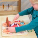 Masterkidz MASTERKIDZ Nauka Zdrowej Higieny Jamy Ustnej na Przykładzie Pieska - Tablica Ścienna Edukacyjna Montessori