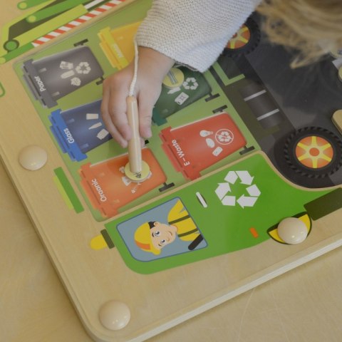 Masterkidz MASTERKIDZ Tablica Magnetyczna Segregowanie Odpadów Ciężarówka do Recyklingu Montessori Masterkidz MASTERKIDZ Tablica Magnetyczna Segregowanie Odpadów Ciężarówka do Recyklingu Montessori