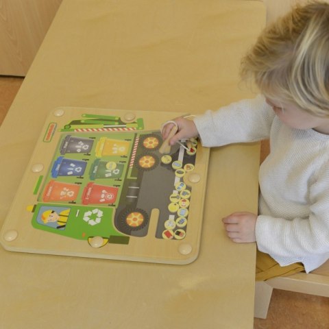 Masterkidz MASTERKIDZ Tablica Magnetyczna Segregowanie Odpadów Ciężarówka do Recyklingu Montessori Masterkidz MASTERKIDZ Tablica Magnetyczna Segregowanie Odpadów Ciężarówka do Recyklingu Montessori