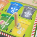 Masterkidz MASTERKIDZ Tablica Magnetyczna Segregowanie Odpadów Ciężarówka do Recyklingu Montessori
