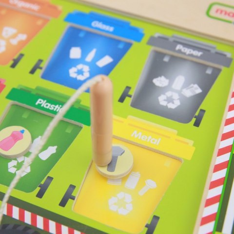 Masterkidz MASTERKIDZ Tablica Magnetyczna Segregowanie Odpadów Ciężarówka do Recyklingu Montessori Masterkidz MASTERKIDZ Tablica Magnetyczna Segregowanie Odpadów Ciężarówka do Recyklingu Montessori