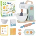 Woopie Let's Go Green WOOPIE GREEN Drewniany Mikser Kuchenny Blender z Akcesoriami 11 el.