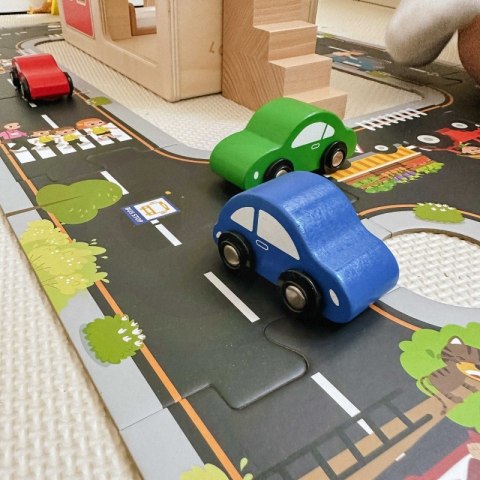 Woopie Let's Go Green WOOPIE GREEN Droga Puzzle dla Dzieci Autostrada Makieta 21 el. Certyfikat FSC Woopie Let's Go Green WOOPIE GREEN Droga Puzzle dla Dzieci Autostrada Makieta 21 el. Certyfikat FSC