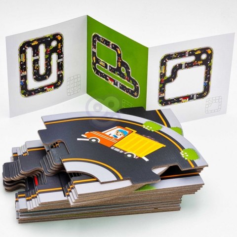 Woopie Let's Go Green WOOPIE GREEN Droga Puzzle dla Dzieci Autostrada Makieta 21 el. Certyfikat FSC Woopie Let's Go Green WOOPIE GREEN Droga Puzzle dla Dzieci Autostrada Makieta 21 el. Certyfikat FSC