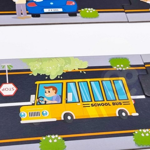 Woopie Let's Go Green WOOPIE GREEN Droga Puzzle dla Dzieci Autostrada Makieta 21 el. Certyfikat FSC Woopie Let's Go Green WOOPIE GREEN Droga Puzzle dla Dzieci Autostrada Makieta 21 el. Certyfikat FSC