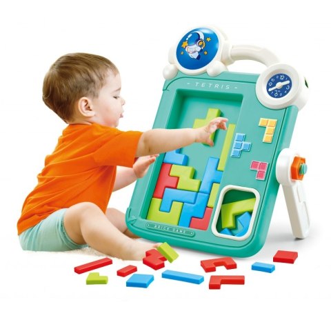 Woopie WOOPIE Dwustronna Tablica do Rysowania Gra Tetris 2w1 Pomarańczowa Woopie WOOPIE Dwustronna Tablica do Rysowania Gra Tetris 2w1 Pomarańczowa
