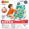Woopie WOOPIE Dwustronna Tablica do Rysowania Gra Tetris 2w1 Pomarańczowa