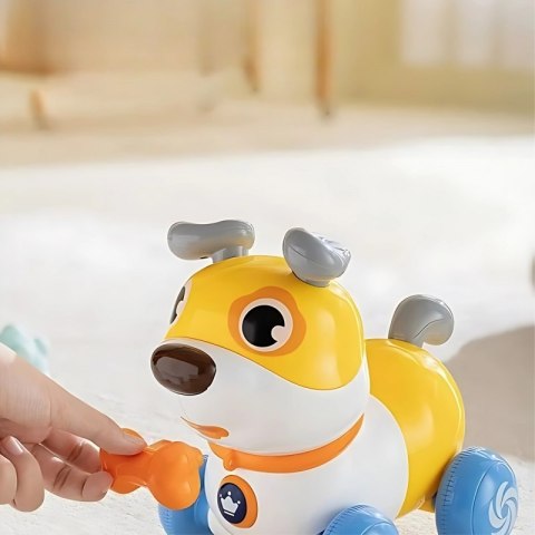 Woopie WOOPIE Interaktywny Piesek 2w1 Pchacz Szczekający 360° 6m+ Woopie WOOPIE Interaktywny Piesek 2w1 Pchacz Szczekający 360° 6m+