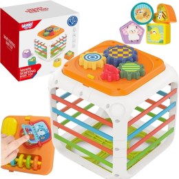 Woopie WOOPIE Kostka Edukacyjna Sorter 4w1 Kształty 18m+