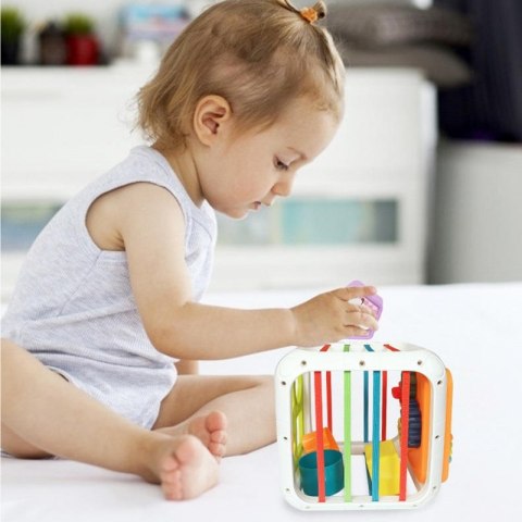 Woopie WOOPIE Kostka Edukacyjna Sorter 4w1 Kształty 18m+ Woopie WOOPIE Kostka Edukacyjna Sorter 4w1 Kształty 18m+