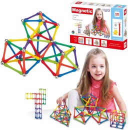 Woopie WOOPIE Magnetic Construction Blocks Creative Puzzle 180 pcs.