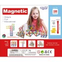 Woopie WOOPIE Magnetic Construction Blocks Creative Puzzle 180 pcs.