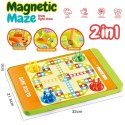 Woopie WOOPIE Magnetyczny Labirynt 2w1 Gra Chińczyk