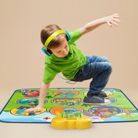 Woopie WOOPIE Mata Muzyczna Dinozaury Zręcznościowa Gra Taneczna Woopie WOOPIE Mata Muzyczna Dinozaury Zręcznościowa Gra Taneczna