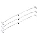 Bituxx 3 wsporniki do plandeki aluminiowe regulowane 140-210 cm płaskie przyczepa