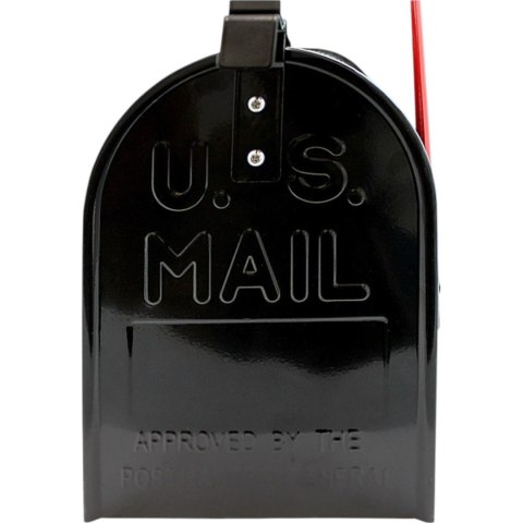 Bituxx Skrzynka pocztowa usa postmail czarna stalowa amerykańska z flaga listy Bituxx Skrzynka pocztowa usa postmail czarna stalowa amerykańska z flaga listy