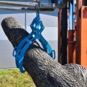 Bituxx Szczypce do transportu kłód 720 mm udźwig 1500 kg stal wytrzymałe
