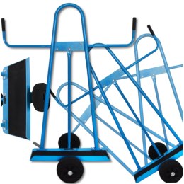 Bituxx Wózek transportowy do płyt gipsowych drzwi okien MDF OSB udźwig 300 kg