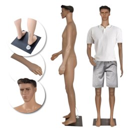 E-hurtownia Manekin męski 190 cm pełnopostaciowy realistyczny lekki demontowalny