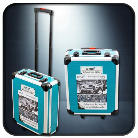 E-hurtownia Zestaw narzędzi 1300 el walizka crv skrzynka z bitami grzechotki klucze