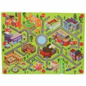 Gra labirynt magnetyczna planszowa drewniana do podróży duże miasto 2 graczy Kik Sp. z o. o. Sp. k.