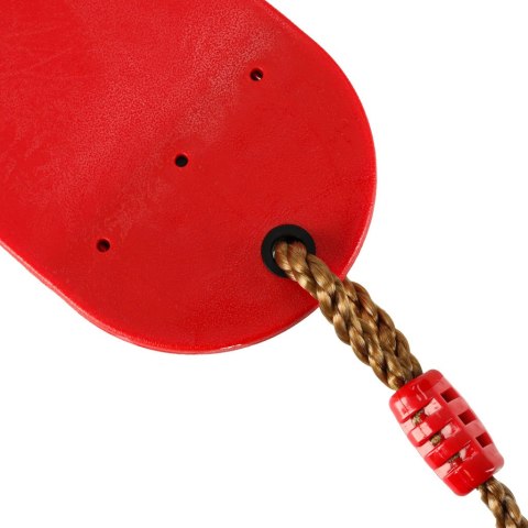 Huśtawka ogrodowa dla dzieci płaska wytrzymała czerwona Kik Sp. z o. o. Sp. k. Huśtawka ogrodowa dla dzieci płaska wytrzymała czerwona Kik Sp. z o. o. Sp. k.