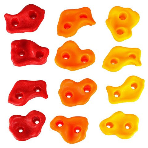 Kamienie wspinaczkowe uchwyty do wspinaczki dla dzieci kolorowe 20 szt + śruby Kik Sp. z o. o. Sp. k.