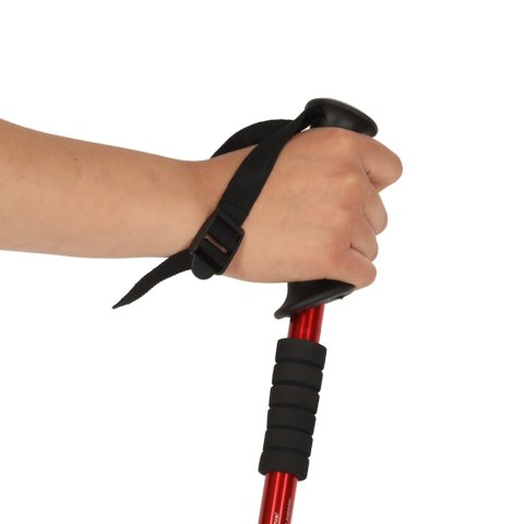 Kijki kije trekkingowe do nordic walking składane 2 sztuki czerwone Kik Sp. z o. o. Sp. k.