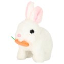 Królik króliczek z marchewką pluszowy chodzi rusza uszami Kik Sp. z o. o. Sp. k.