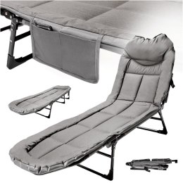 Łóżko turystyczne LUARO składane leżanka leżak polowe karpiowe biznesowe przenośne lekkie 190x63x30cm Kik Sp. z o. o. Sp. k.